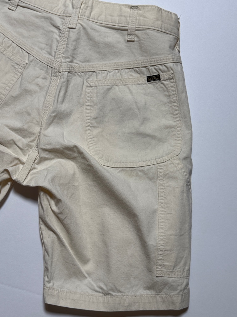 Orslow Men's Canvas Utility Carpenter Shorts Ivory Cream 100% Cotton Minimal Xs — image 7 of 8